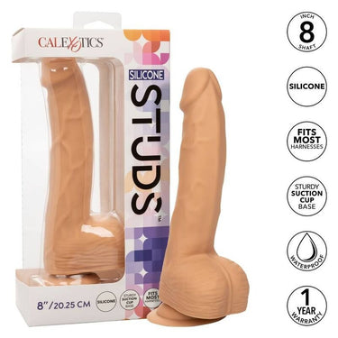 Dildo Realistico in Silicone da 8 Pollici con Base a Ventosa